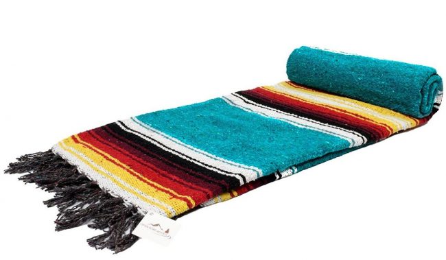 Mexican Diamond Yoga Blanket– Handmade